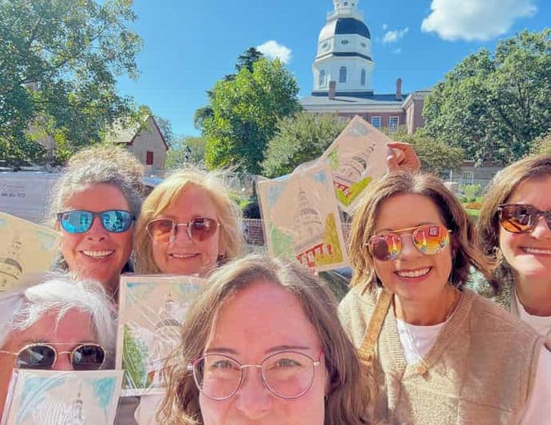 Billet Annapolis : activité de peinture en plein air au MD State House