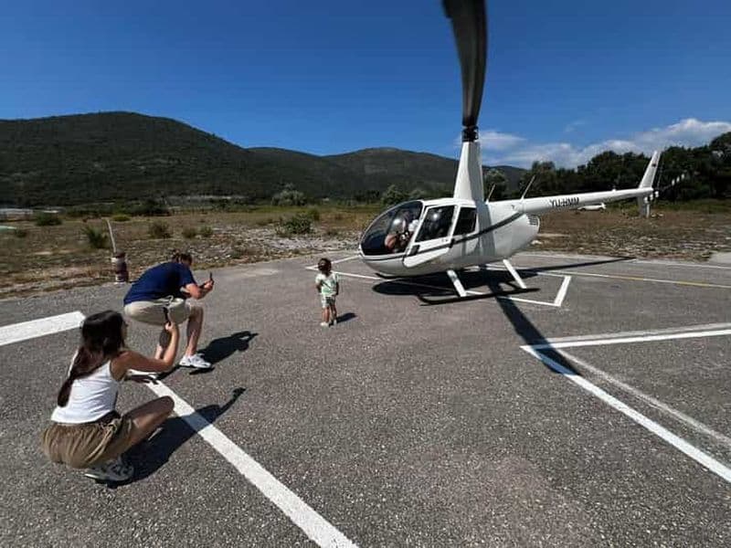 Billet Podgorica : Visite privée en hélicoptère du lac Skadar et de Budva