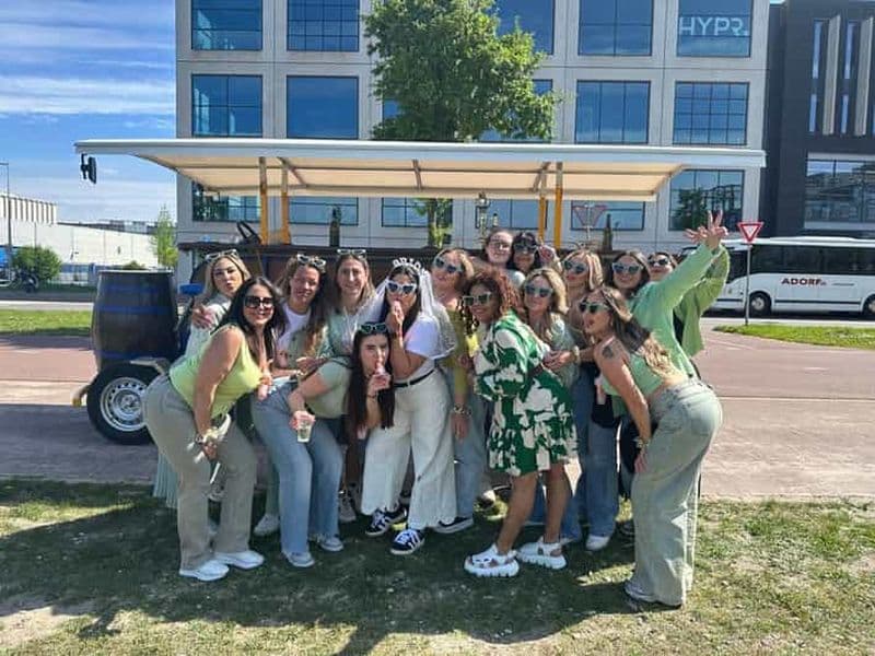 Billet Amsterdam : visite guidée en vélo festif ou en vélo à prosecco