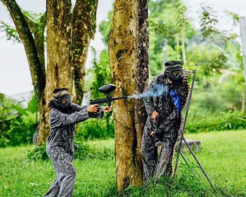 Billet Bali : Aventure Paintball Ubud avec transfert et déjeuner
