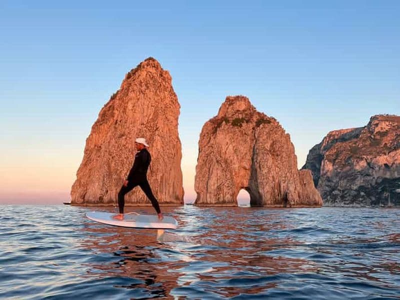 Billet Capri : cours d'eFoil. Photos GoPro incluses.