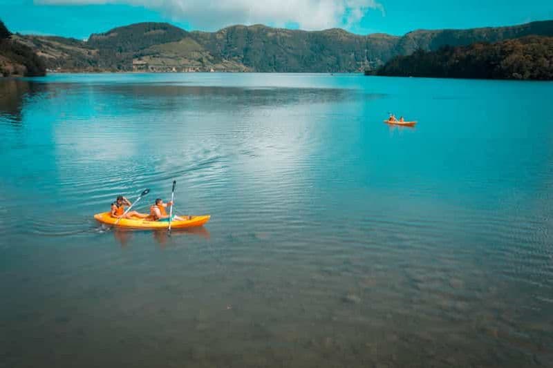 Billet Sete Cidades : Aventure en kayak et à vélo