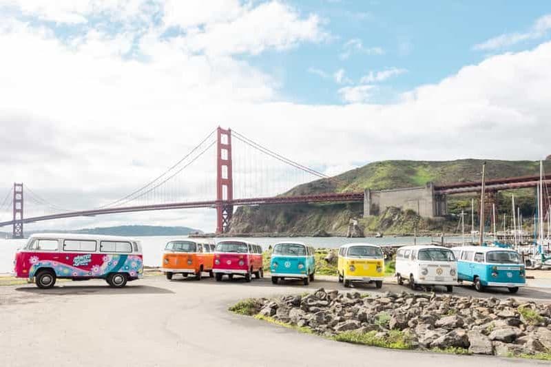 Billet San Francisco : Visite en petit groupe en bus VW d'époque