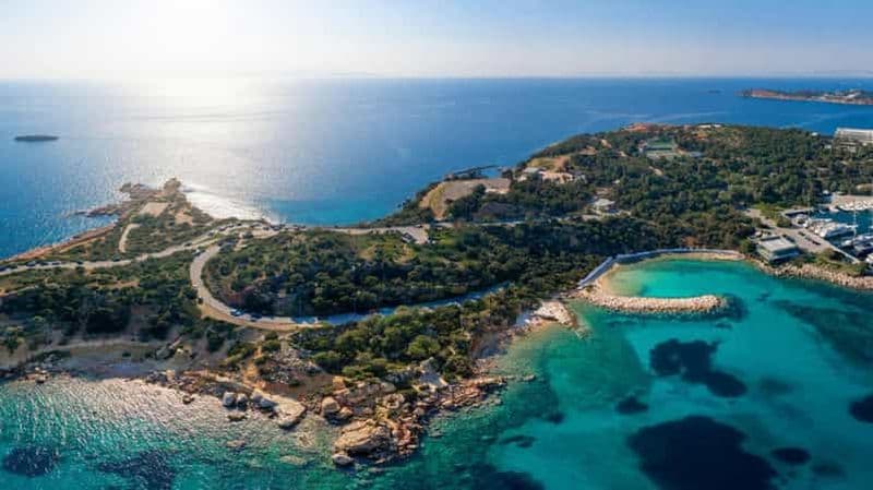 Billet Athènes : escapade sur la Riviera, baignade au lac Vouliagmeni et dégustation locale