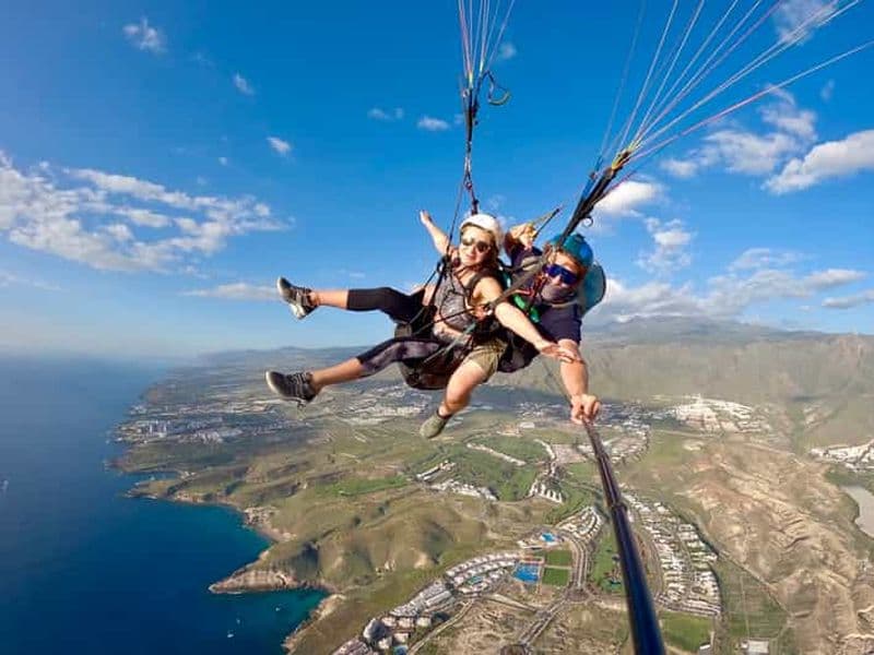 Billet Costa Adeje : Vol en parapente en tandem avec prise en charge