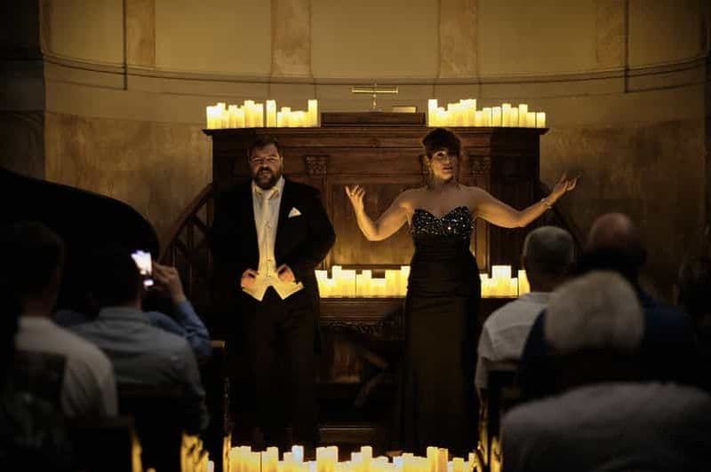 Billet Rome : Concert de nuit d'opéra italien à la lueur des bougies