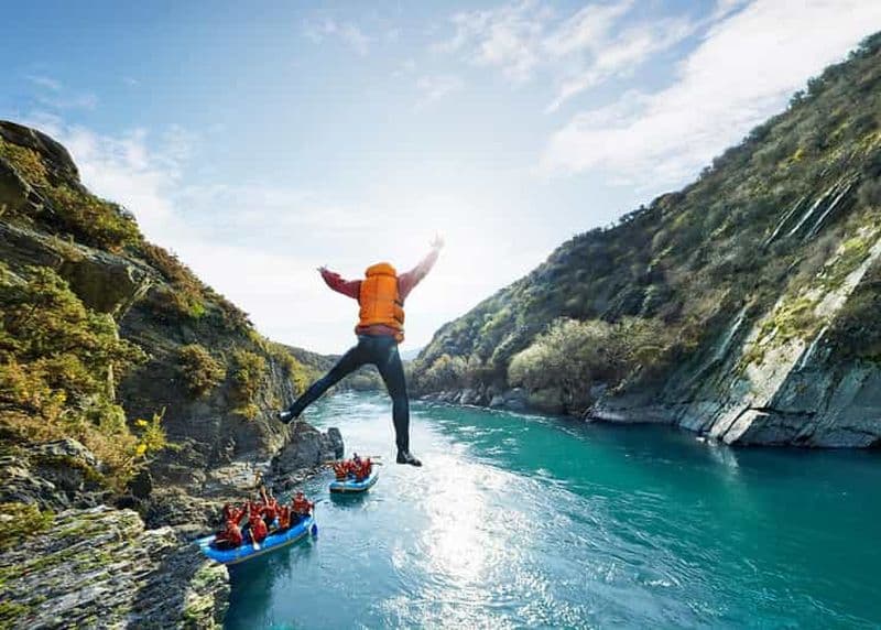 Billet Queenstown : Rafting sur la rivière Kawarau et tour en bateau à réaction