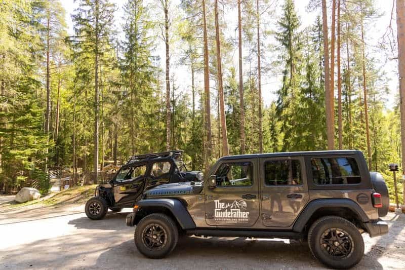 Billet Helsinki en vedette+Randonnée en buggy à Nuuksio+Visite d'une ferme de rennes