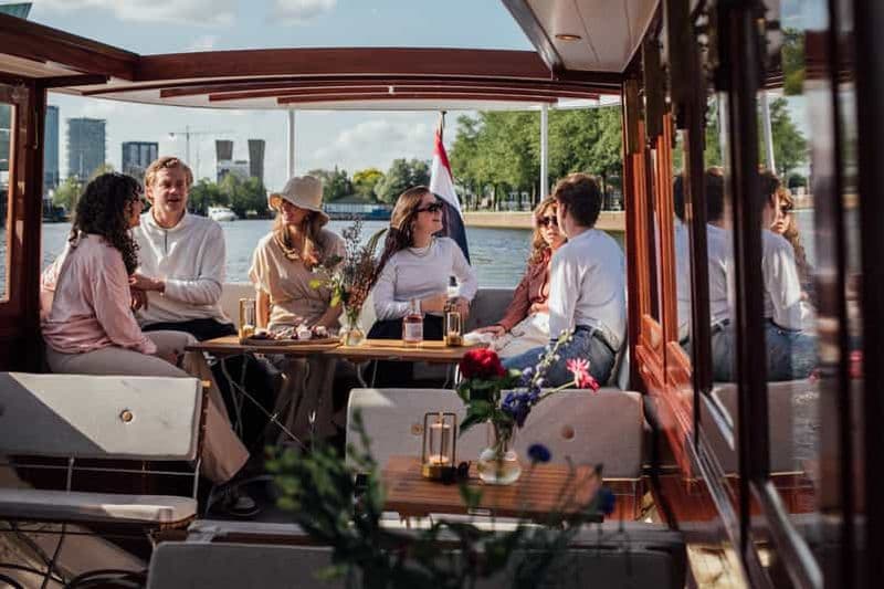 Billet Amsterdam : croisière de luxe avec cocktails et gaufres à volonté