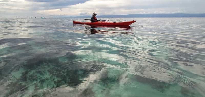 Billet Coron : parcours de kayak au coucher du soleil sur l'île de Coron