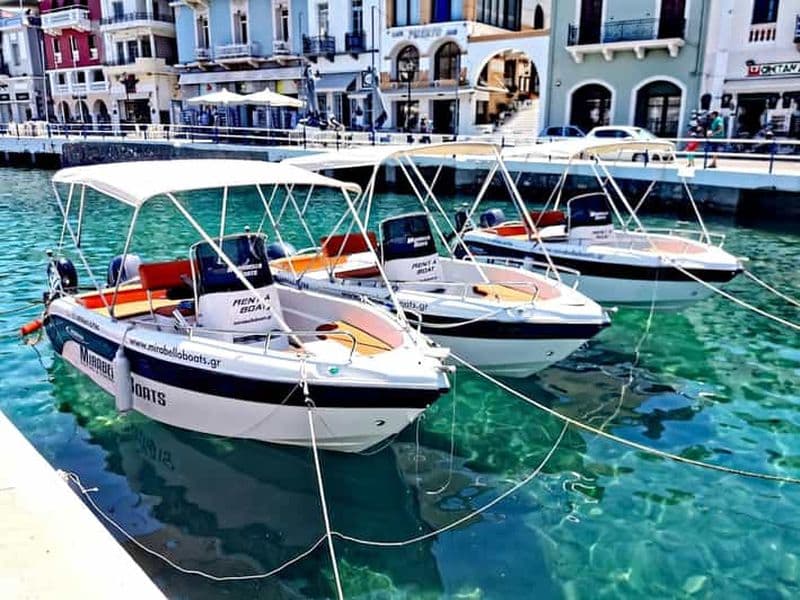 Billet Agios Nikolaos : Location de bateaux à moteur ou de bateaux rapides