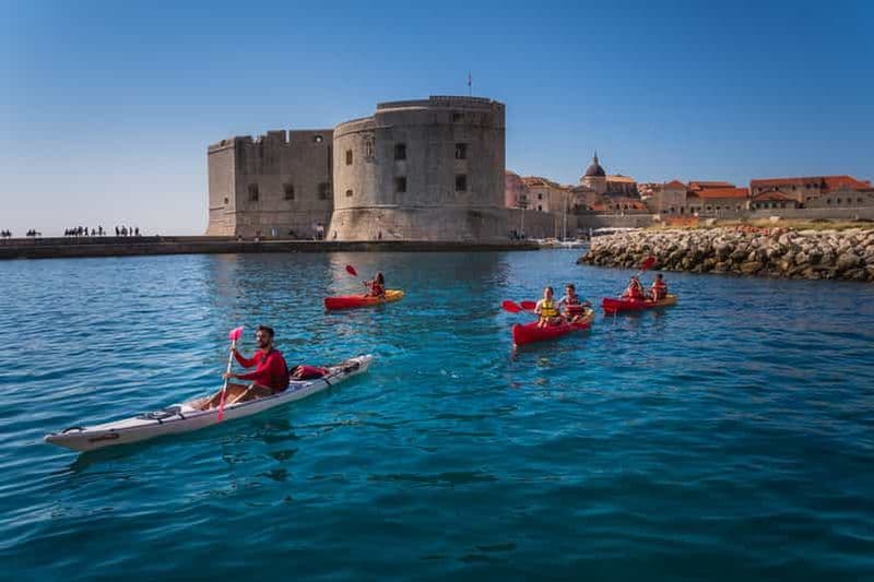 Billet Dubrovnik : excursions guidées en kayak de mer et plongée avec tuba, en journée ou au coucher du soleil