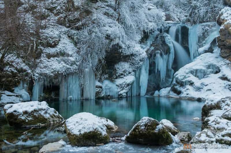 Billet Excursion hivernale à Bled : cascade de la gorge de Vintgar et déjeuner slovène