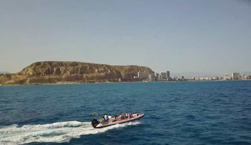 Billet Au départ d'Alicante : Excursion en bateau rapide avec arrêt baignade