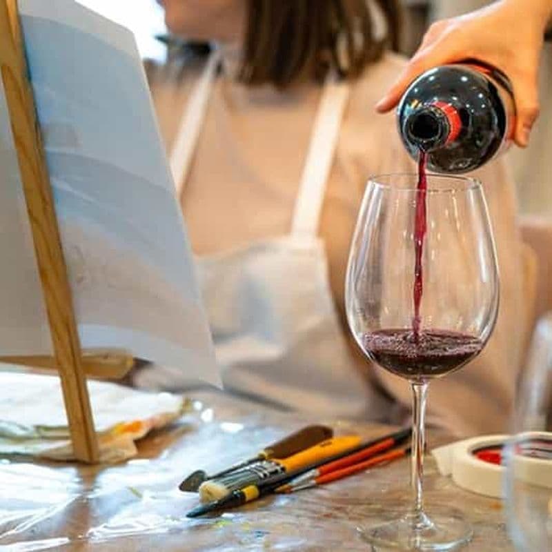 Billet Soirée peinture et vin