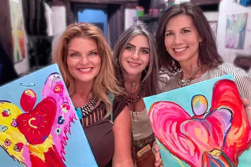 Billet Santa Fe : Cours de peinture magique sur toile