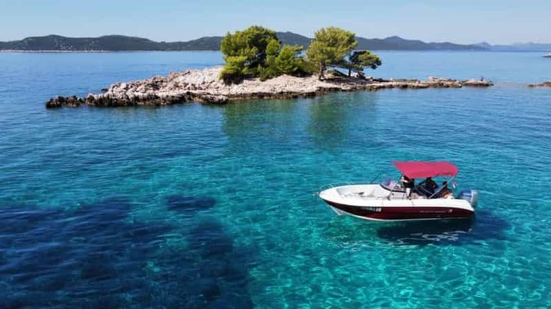 Billet Dubrovnik : bateau privé vers la grotte bleue et les îles Élaphites