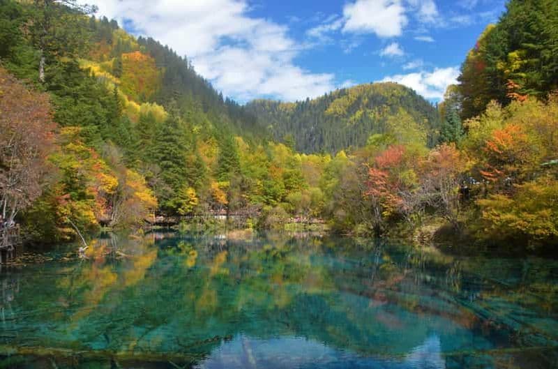 Billet Vallée de Jiuzhaigou : lacs colorés et village tibétain