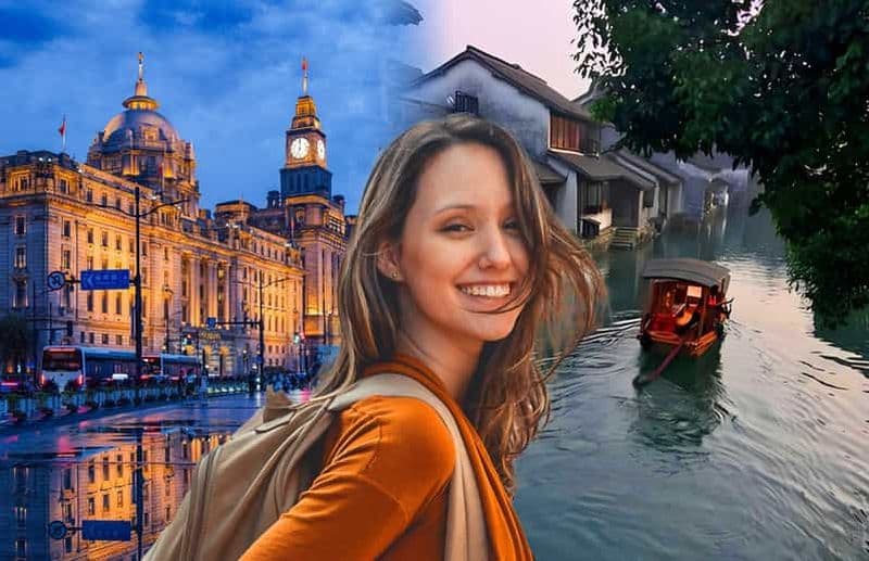 Billet Visite en bus du jardin Yu, de la vieille rue, du Bund et de la ville lacustre de Zhujiajiao