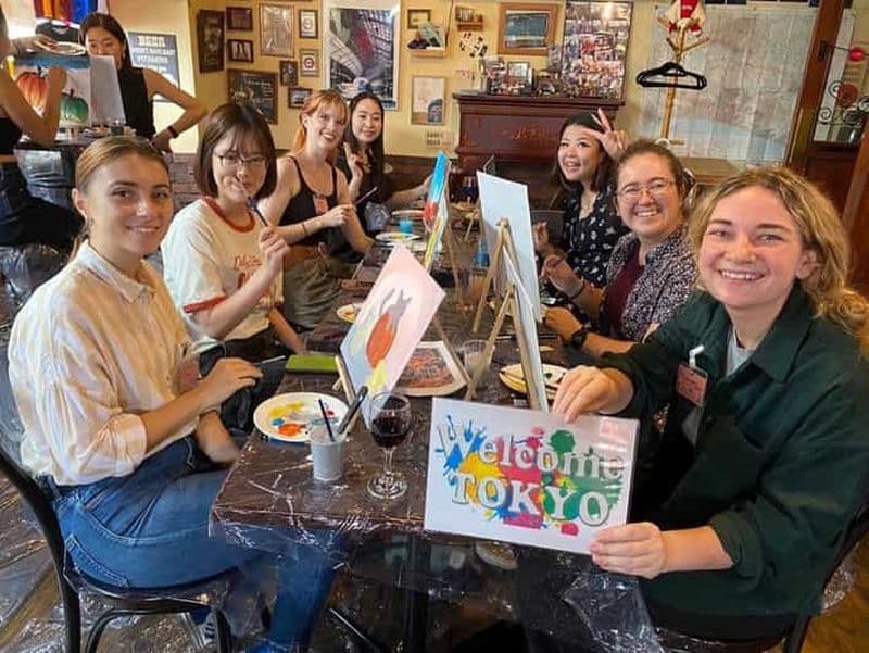 Billet Tokyo : Peinture et vin "Paysages et saisons du Japon".