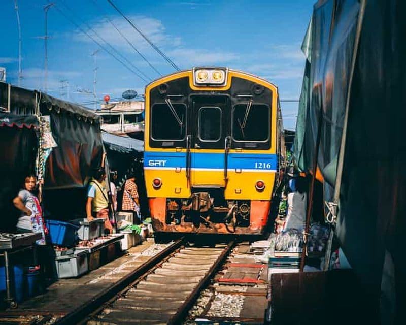 Billet Excursion d'une journée au marché ferroviaire de Mahachai et Maeklong depuis Bangkok