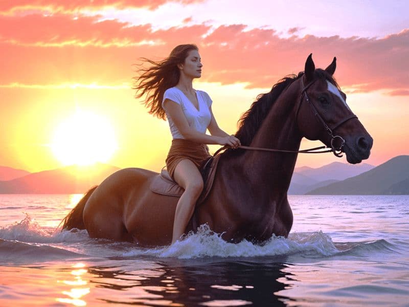 Billet Au départ d'Hurghada : Randonnée à cheval dans la baie de Makadi