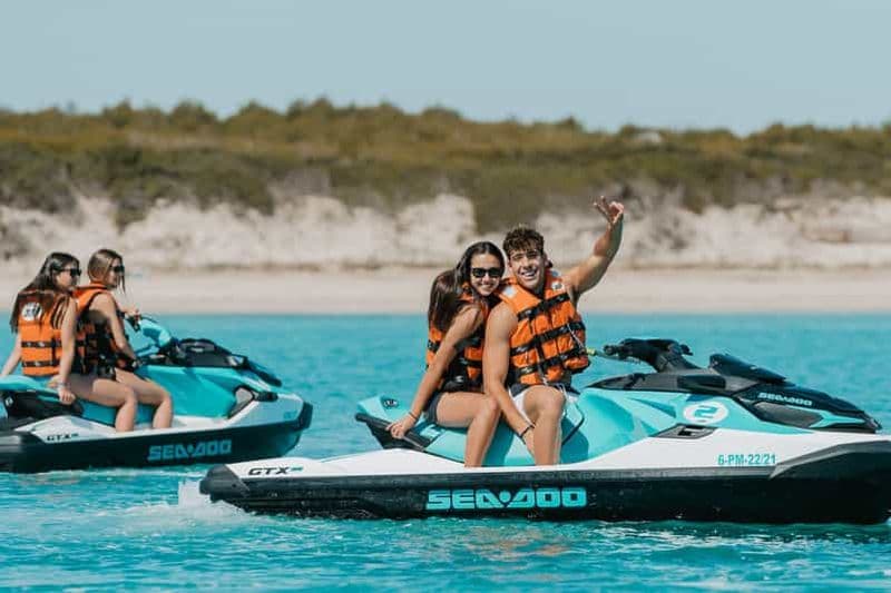 Billet Can Picafort : Visite guidée de la Playa de Muro en Jet Ski avec photos