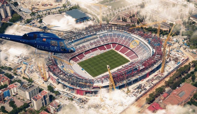 Billet Barcelone : Barça Sky Tour en hélicoptère