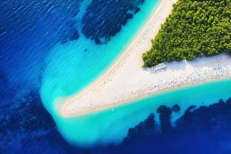 Billet Makarska : excursion de 2 heures avec arrêt à la plage de la Corne d'Or et visite de baies isolées