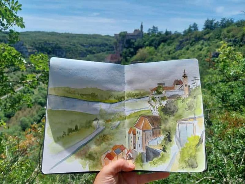 Billet Rocamadour: Travel sketchbook