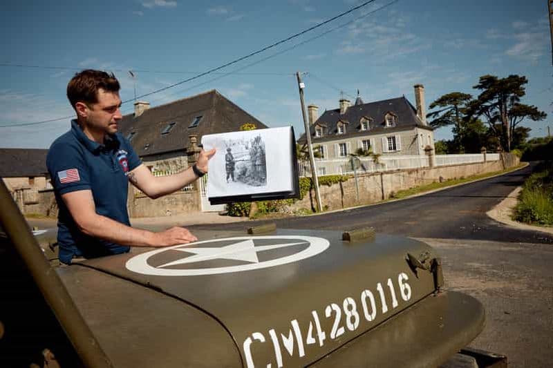 Billet WW2 Jeep Tour Utah Beach - Sainte Mere Eglise 2h