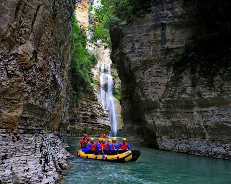 Billet Berat : rafting dans le canyon d'Osumi