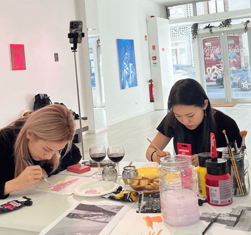 Billet Porto : Atelier de peinture acrylique pour groupes - Antero Quental