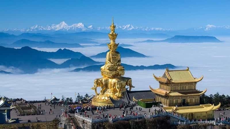 Billet Bouddha doré et mer de nuages : visite privée du mont Emei