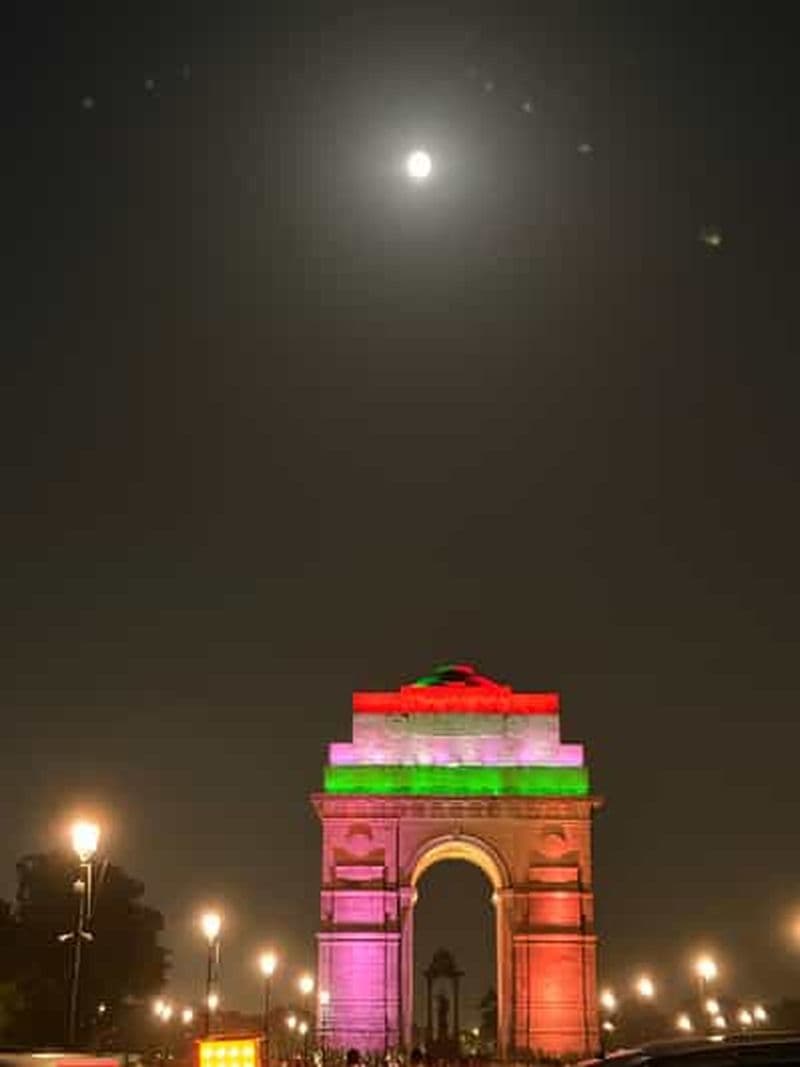 Billet Delhi : visite de nuit avec la porte de l'Inde et Connaught Place