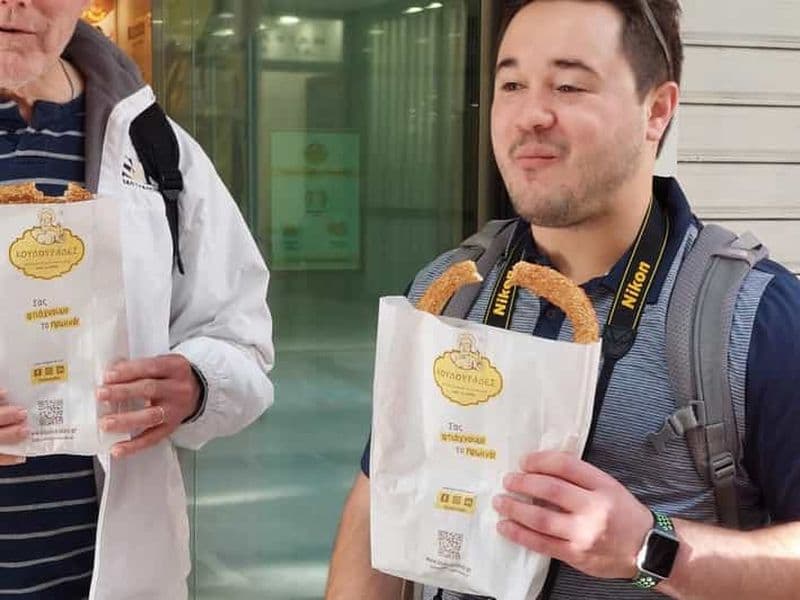 Billet Athènes : visite à pied classique sur le thème de la cuisine de rue avec 6 dégustations