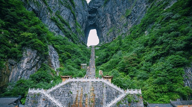 Billet Zhangjiajie : téléphérique du mont Tianmen et aventure panoramique