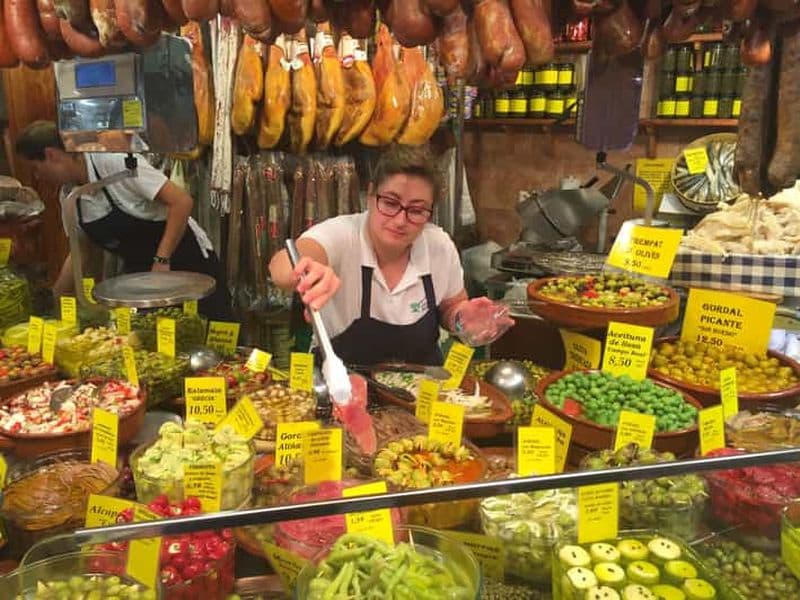 Billet Le déjeuner typique du marché catalan espagnol à Barcelone