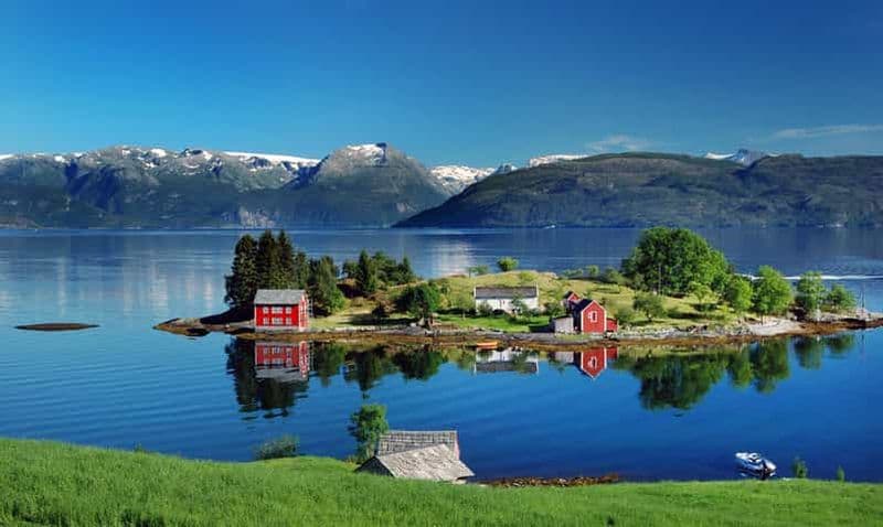 Billet Hardangerfjord pittoresque avec chutes d'eau et déjeuner dans un jardin