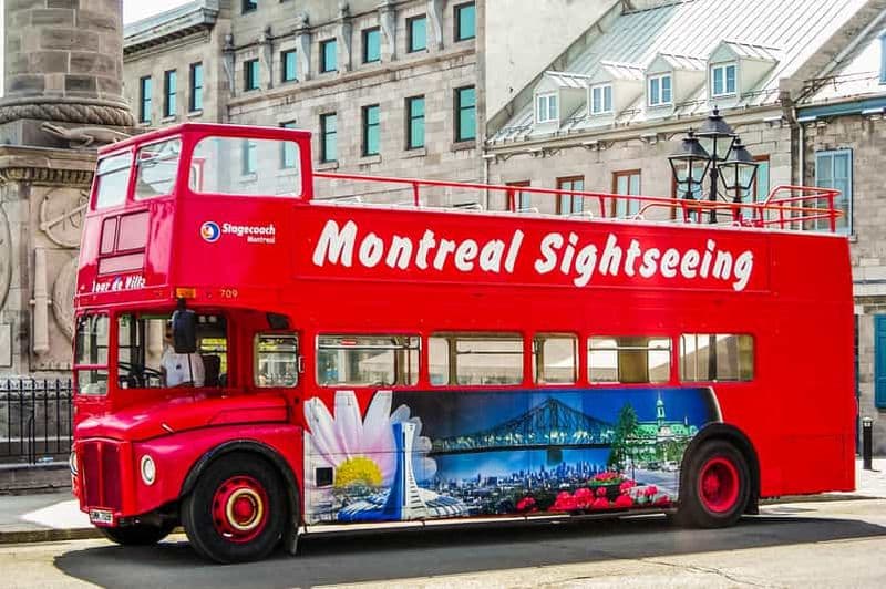 Billet Montréal : visite en bus à impériale à arrêts multiples