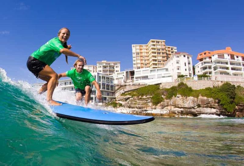 Billet Bondi Beach : Leçon de surf de 2 heures pour tous les niveaux