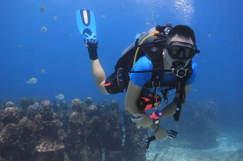 Billet Cancun : Plongée au musée sous-marin et au récif de Manchones