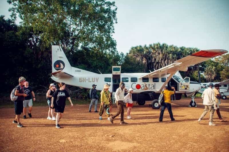 Billet Au départ de Zanzibar : Excursion d'une journée dans la réserve de Selous par avion