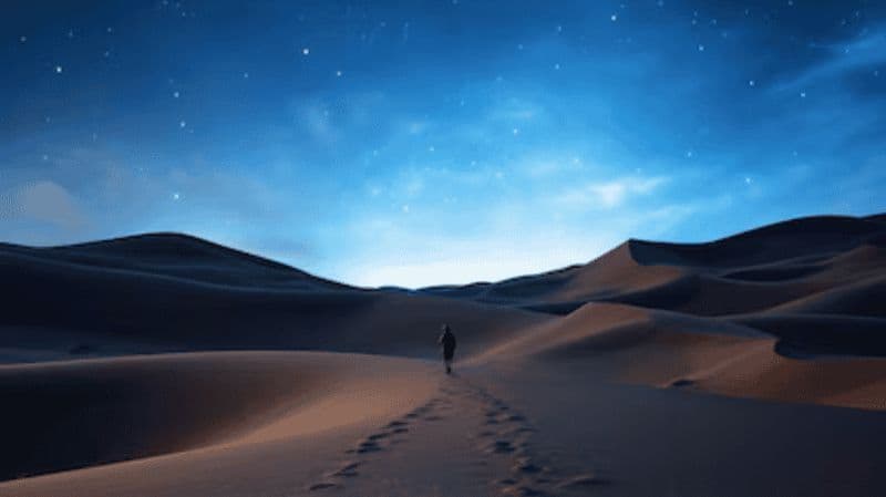 Billet Au départ de Doha : Safari nocturne dans le désert, observation des étoiles et balade à dos de chameau