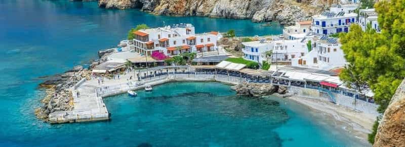 Billet La Canée : un voyage extraordinaire à Loutro, le Santorin crétois !