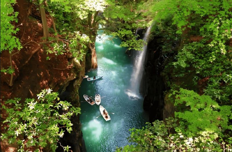 Billet Fukuoka : Miyazaki, Gorges de Takachiho avec bateau en option et déjeuner