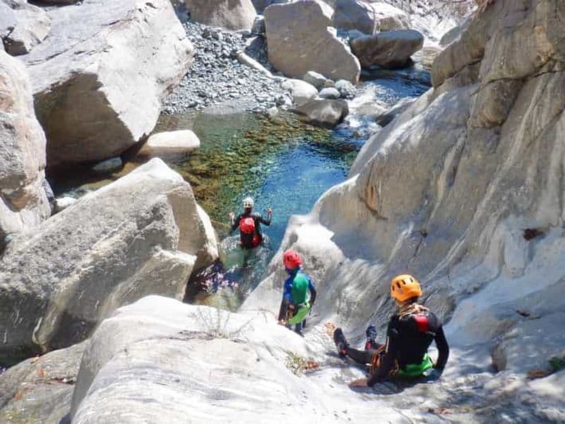 Billet Champdepraz : Torrente Chalamy - Randonnée canyoning en famille