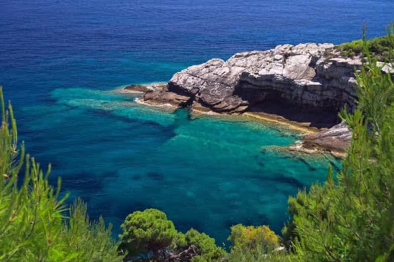 Billet Au départ de Dubrovnik : Croisière en bateau rapide vers Mljet&Sipanska Luka