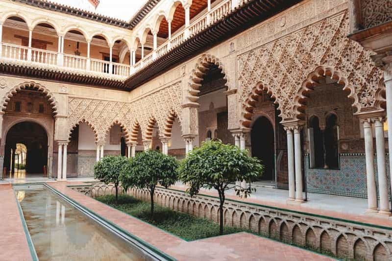 Billet Séville : Visite guidée à pied avec accès à l'Alcazar et à la cathédrale
