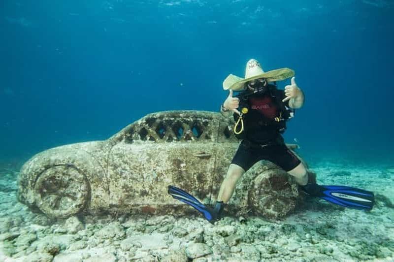 Billet Cancun : Initiation à la plongée sous-marine au musée subaquatique